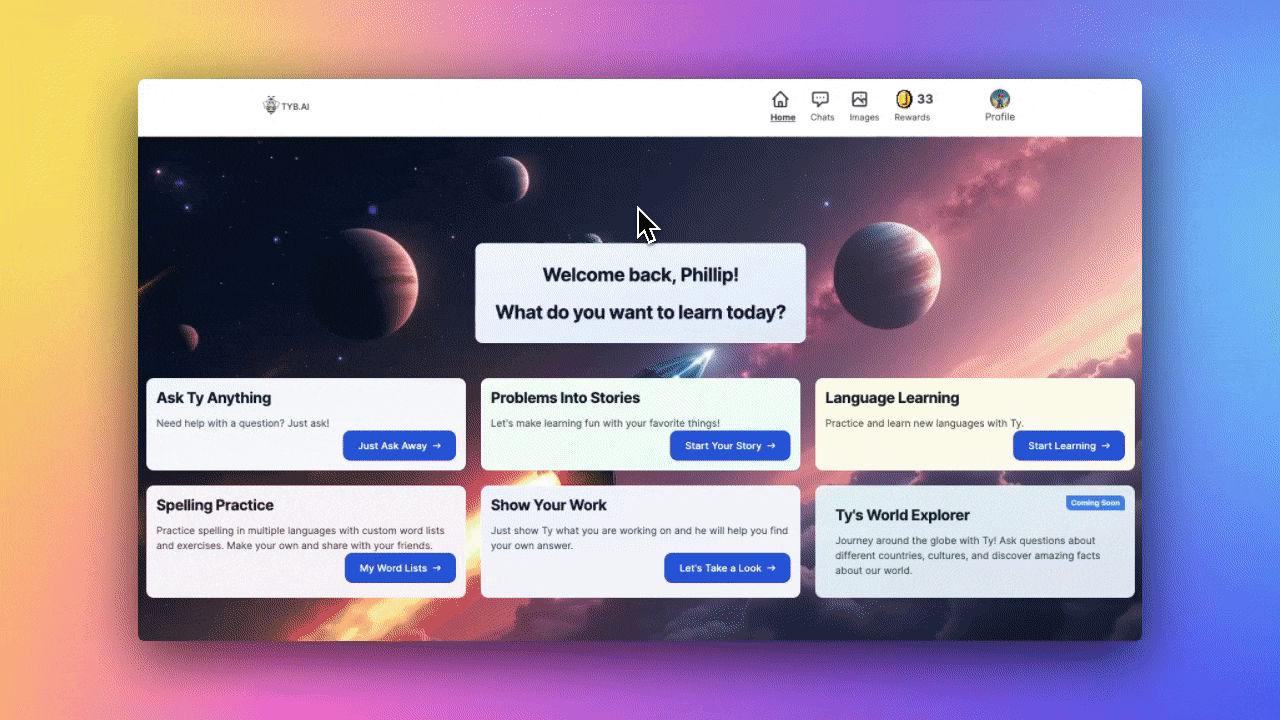Question into Story Demo GIF
