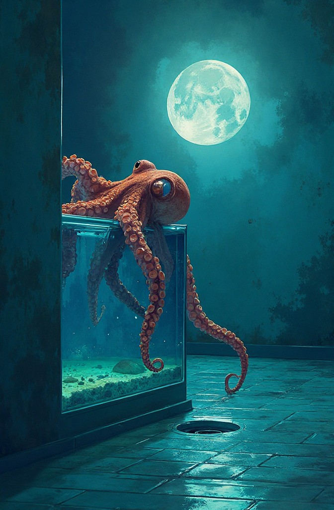 Der Oktopus, der das Schloss knackte