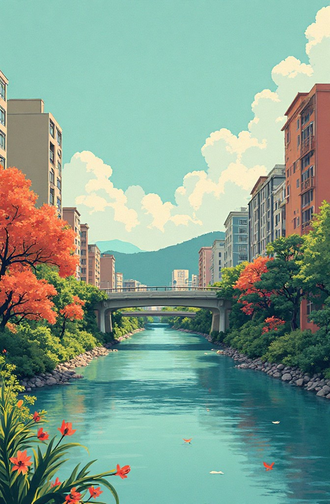 Die Stadt, die einen Fluss freilegte