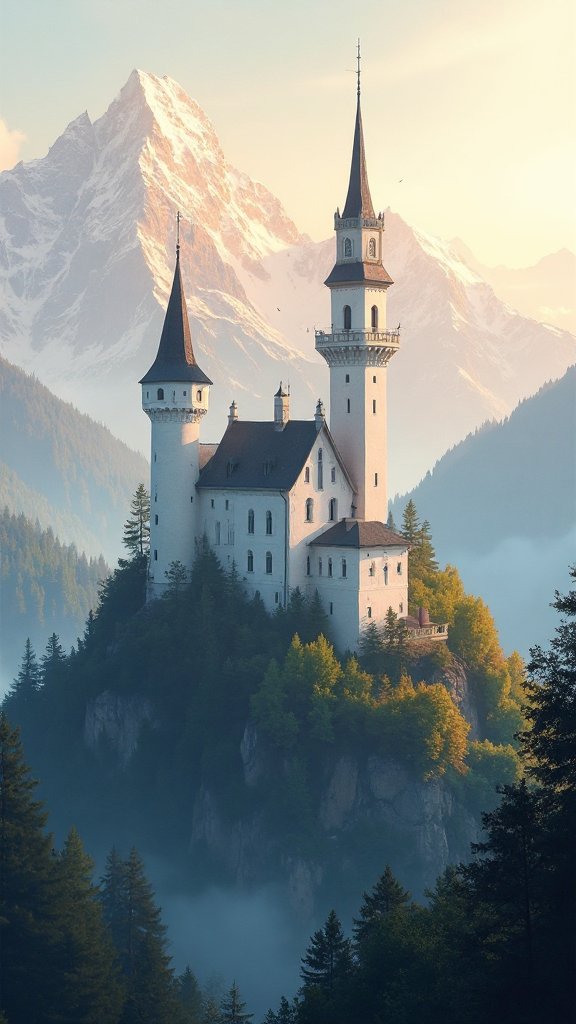 Das Schloss, in dem der König kaum lebte
