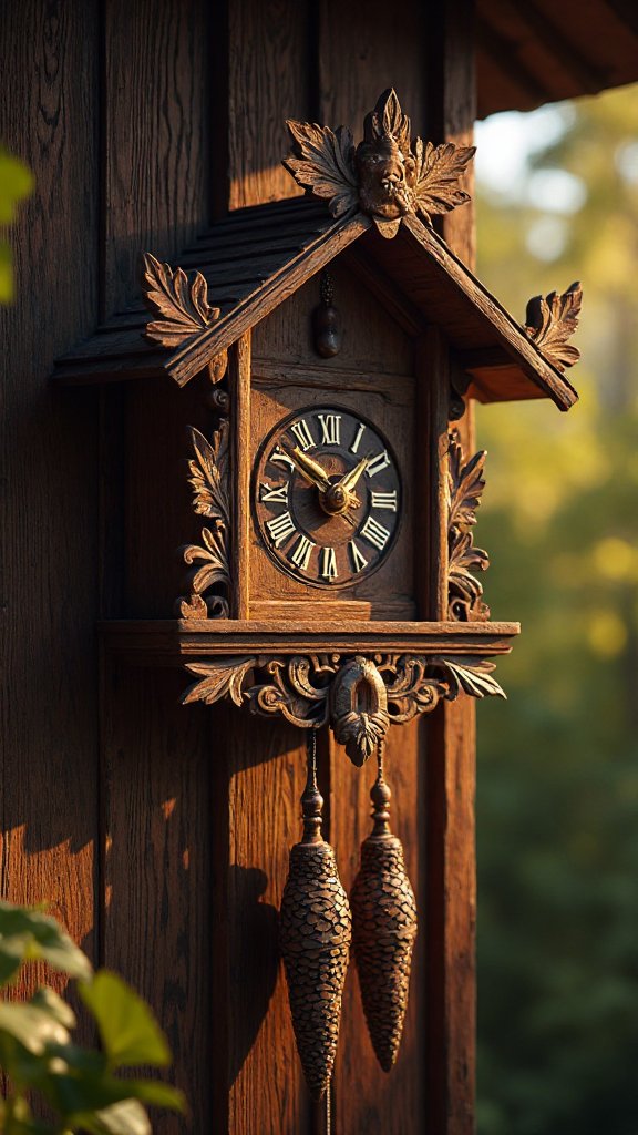 Der kleine Vogel in der Uhr