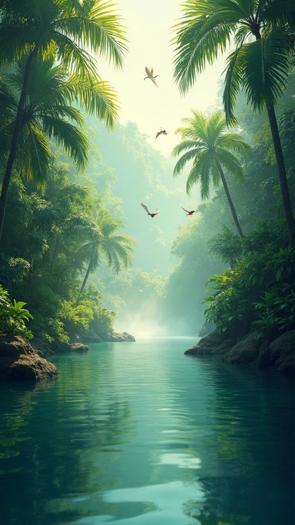 Der Fluss beginnt hoch in den Bergen und fließt bis zum Meer. Auf dem Weg dorthin fließt er durch neun Länder. Rund u...