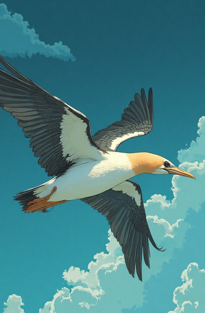 Dieser Vogel schläft im Flug