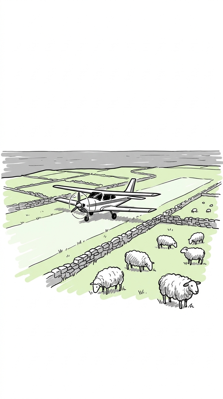 Illustration for Lento, joka kestää yhdeksänkymmentä sekuntia