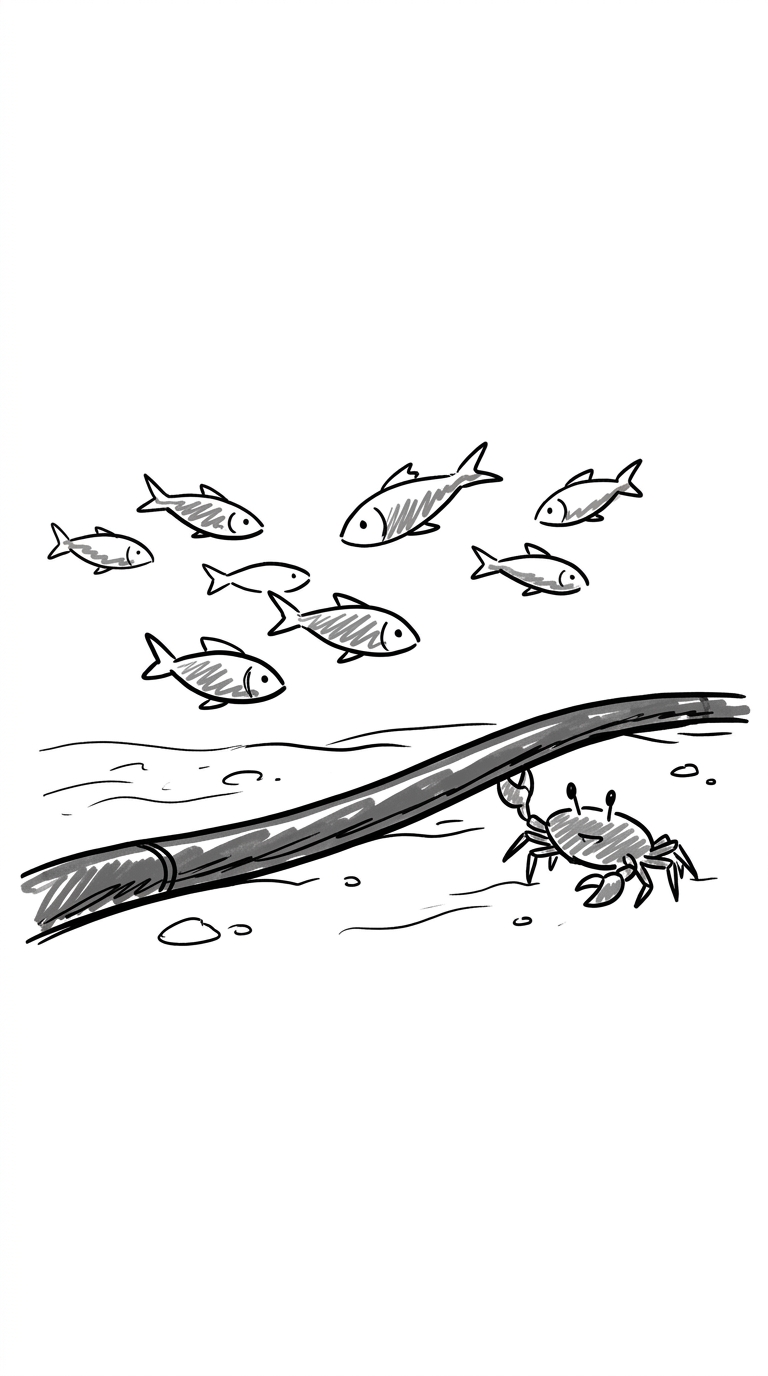 Illustration for Internet on veden alla