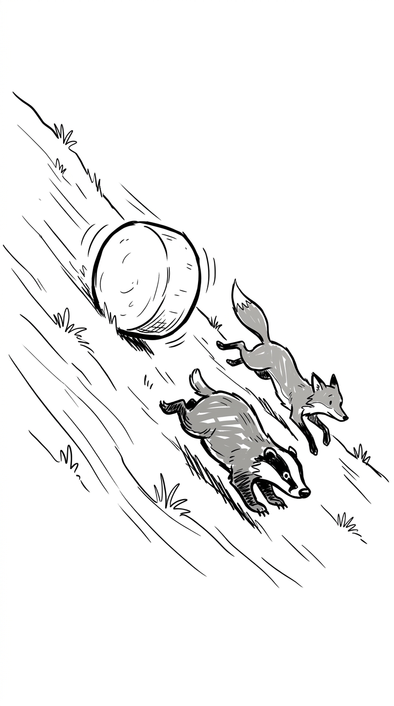 Illustration for De race waar de kaas altijd wint