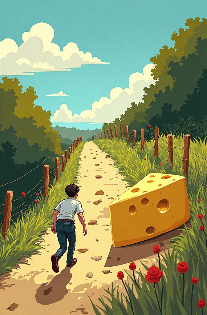 The Race Where the Cheese Always Wins, 삽화가 있는 PollyStop 이야기
