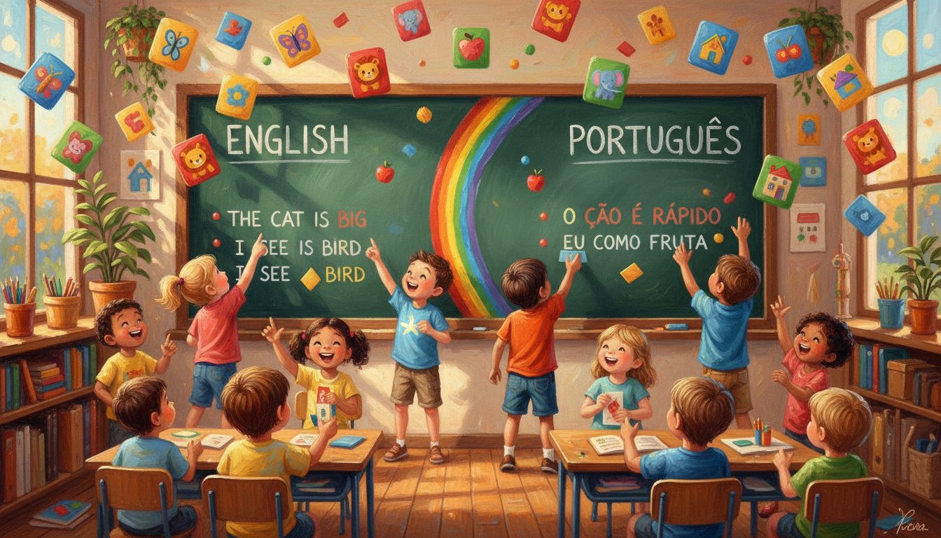 How to Practice Basic Sentence Structure in English and Portuguese
