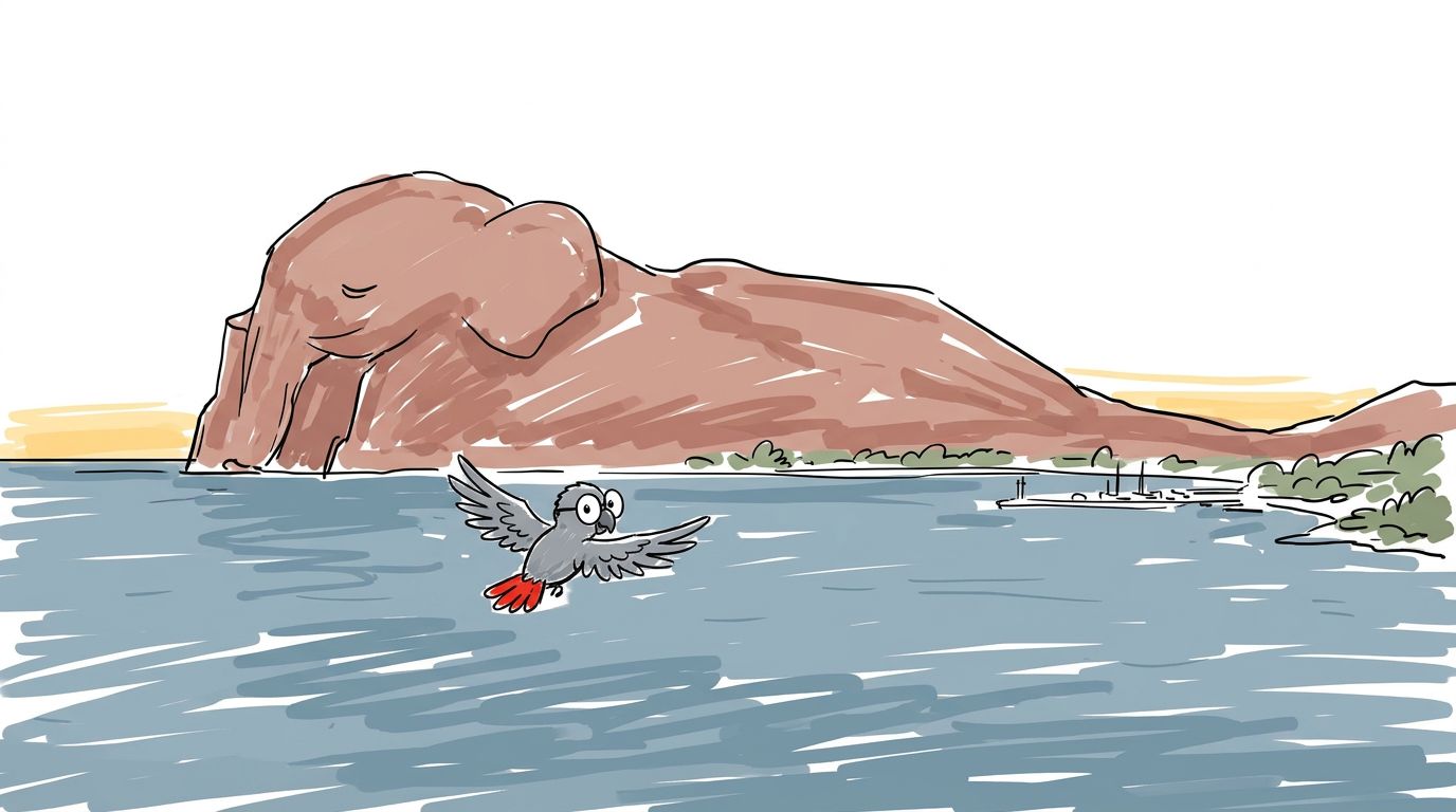 Illustration for Der Elefantenberg