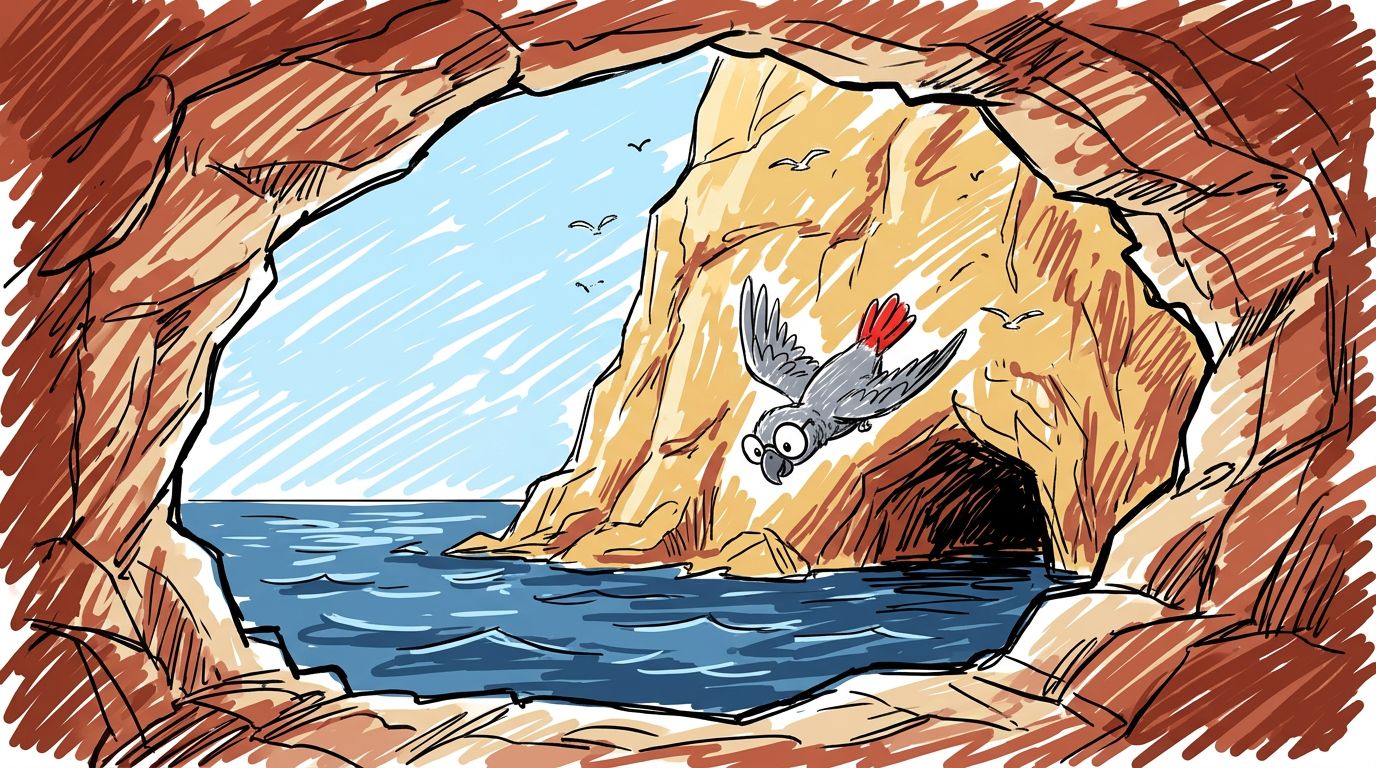Illustration for The Carved Cave
