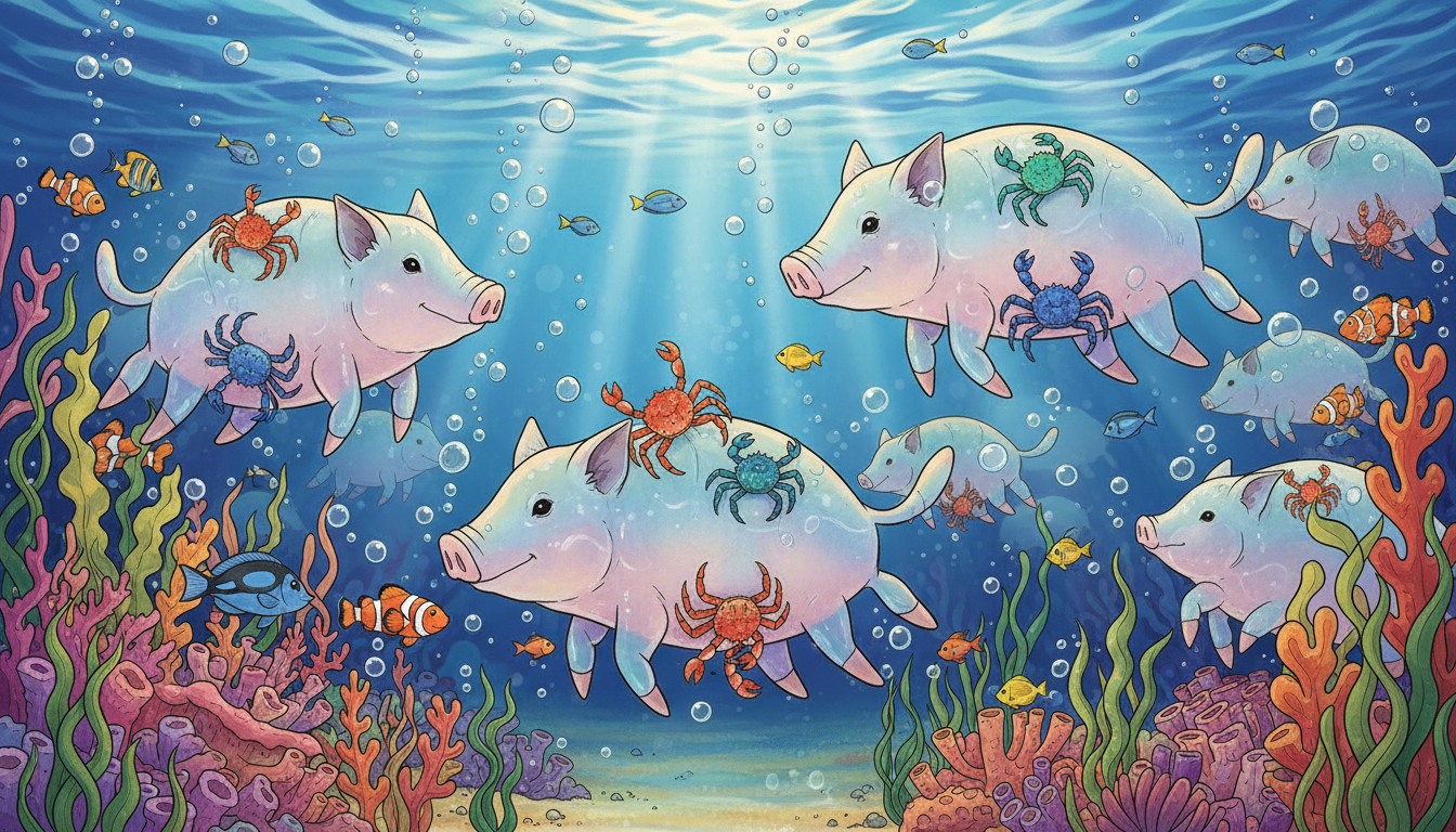 What Kind of Interaction Exists Between Juvenile King Crabs and Sea Pigs?