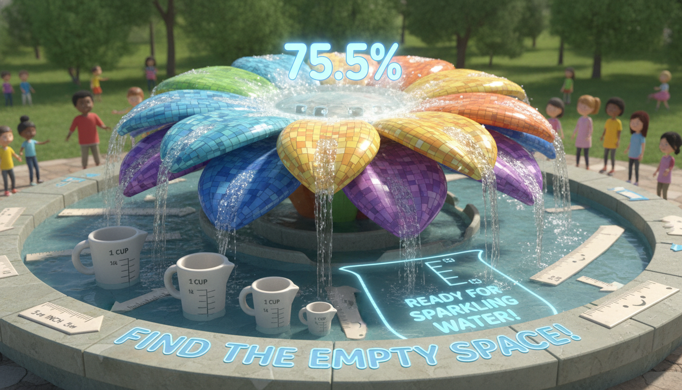 How to Calculate the Empty Space in a Fountain: Step-by-Step Guide