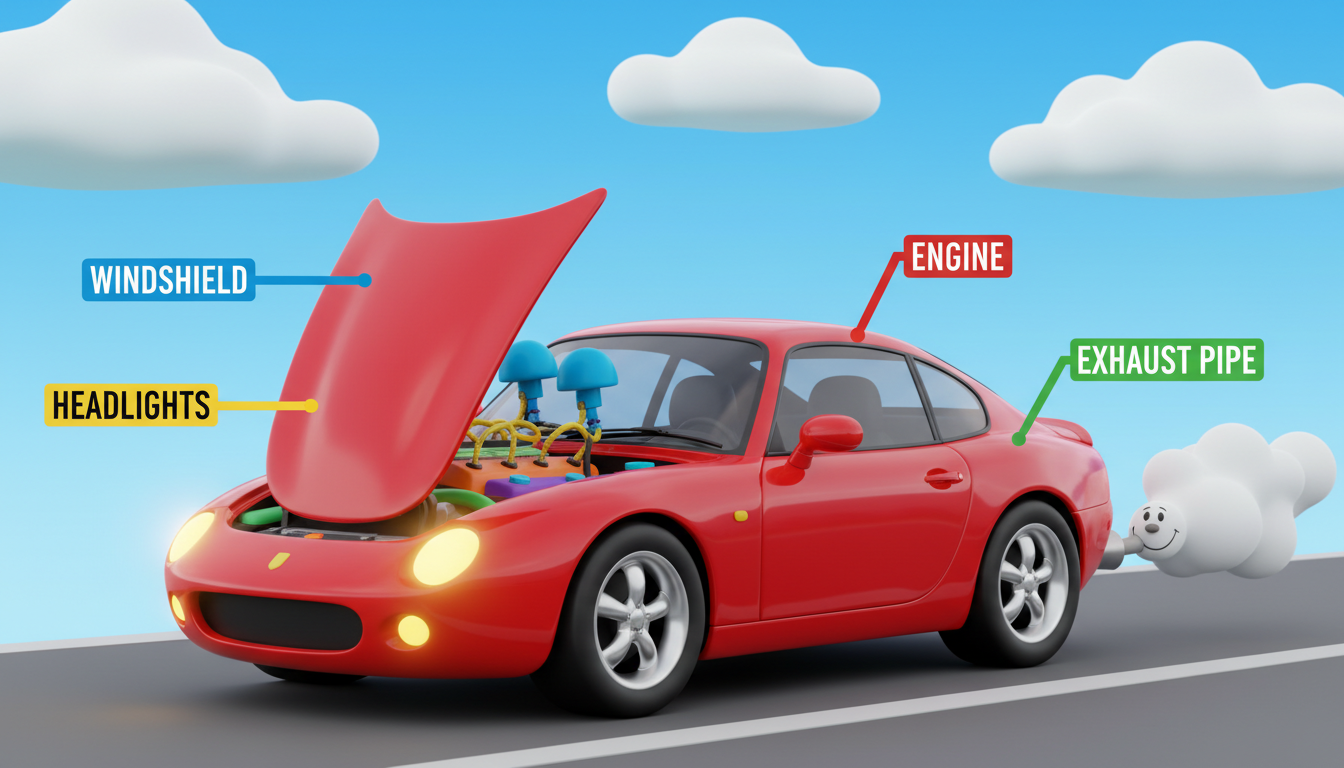 What Are the Main Parts of a Car? A Student's Guide